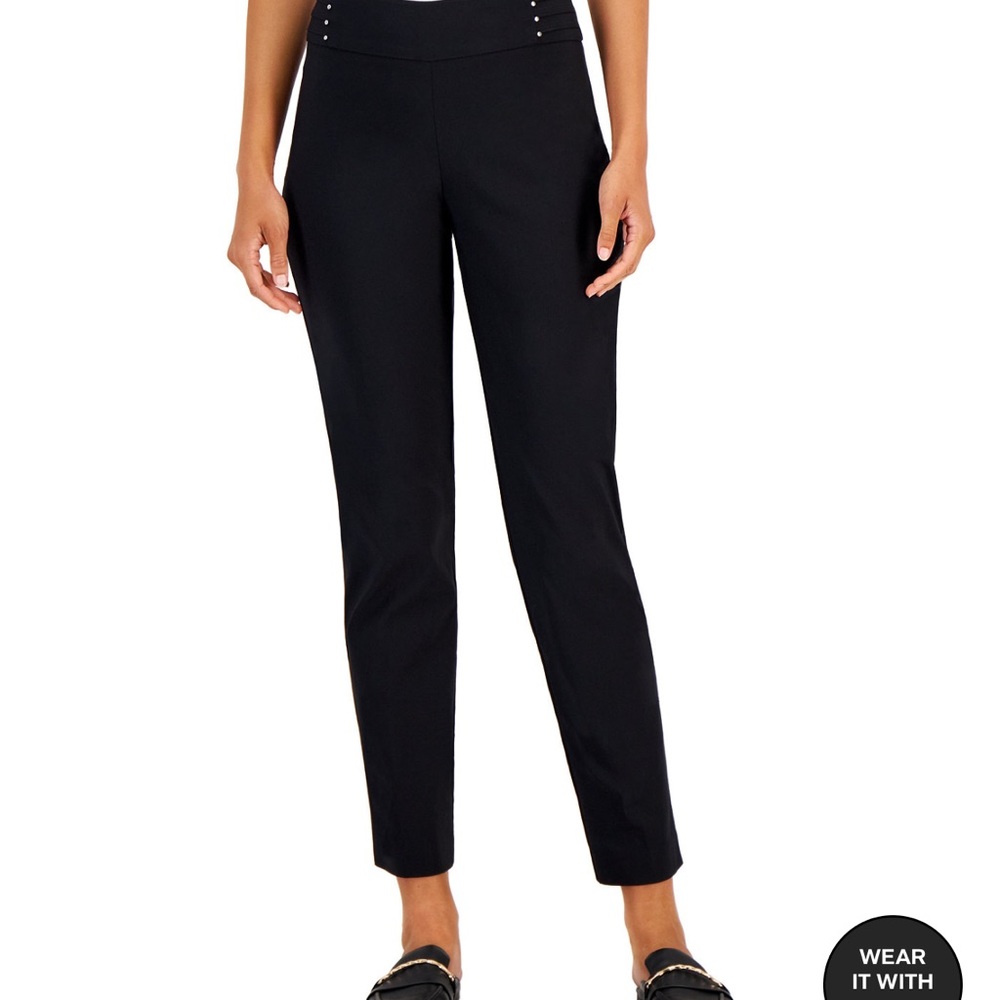 Studded Pull-On Tummy Control Pants, Regular and Short Lengths, NWT 🤩